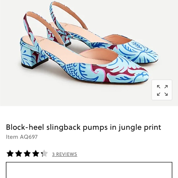 JCrew Women’s Fabric Size 7 Low Heel - Picture 4 of 4